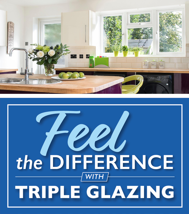 Triple glazing as standard