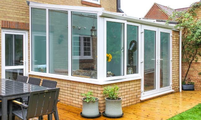 An Everest lean-to conservatory