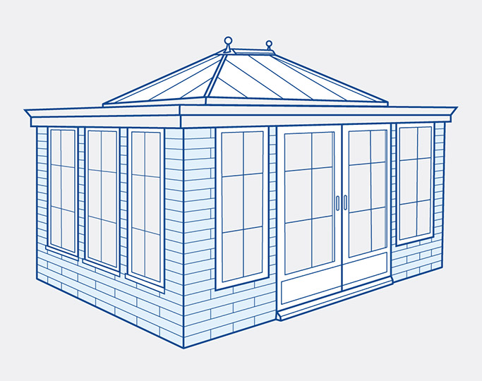 An orangery drawing