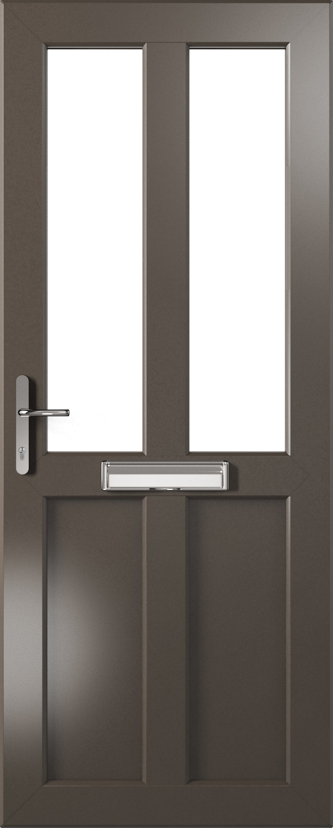 Aluminium entrance door