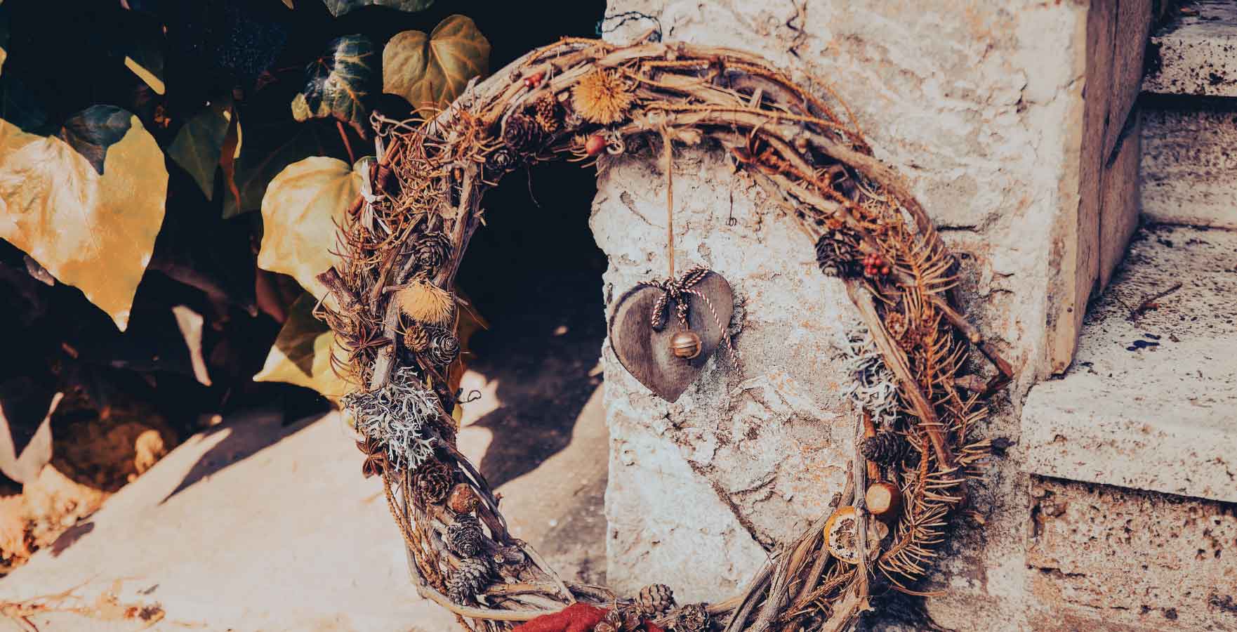 simple stem wreath